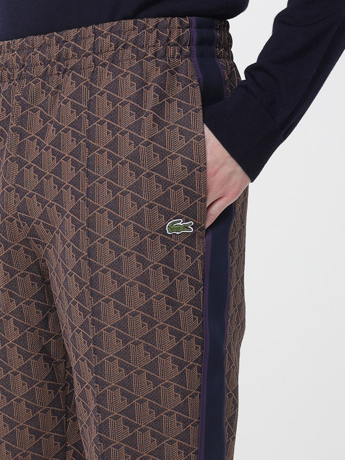 LACOSTE PANTS: Pants men Lacoste, Multicolor - Img 3