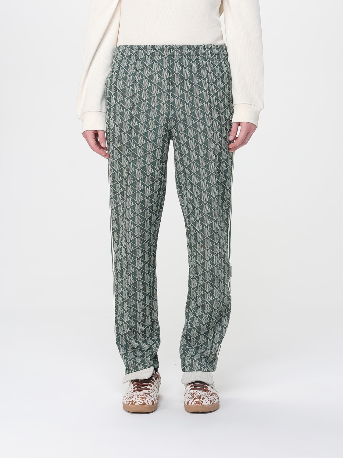 LACOSTE PANTS: Pants men Lacoste, Green - Img 1