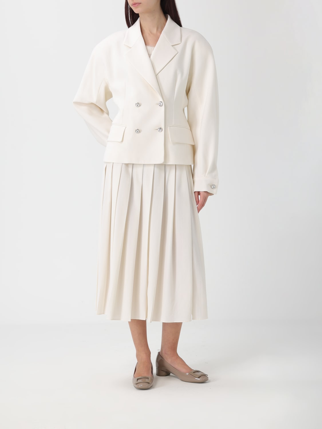 ALESSANDRA RICH VESTE: Veste femme Alessandra Rich, Blanc - Img 2