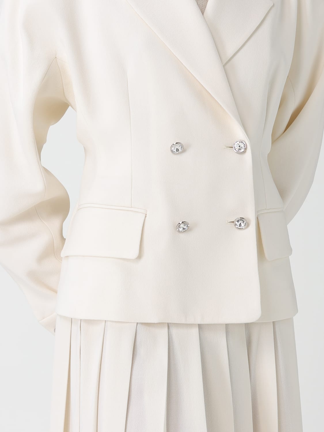 ALESSANDRA RICH VESTE: Veste femme Alessandra Rich, Blanc - Img 5