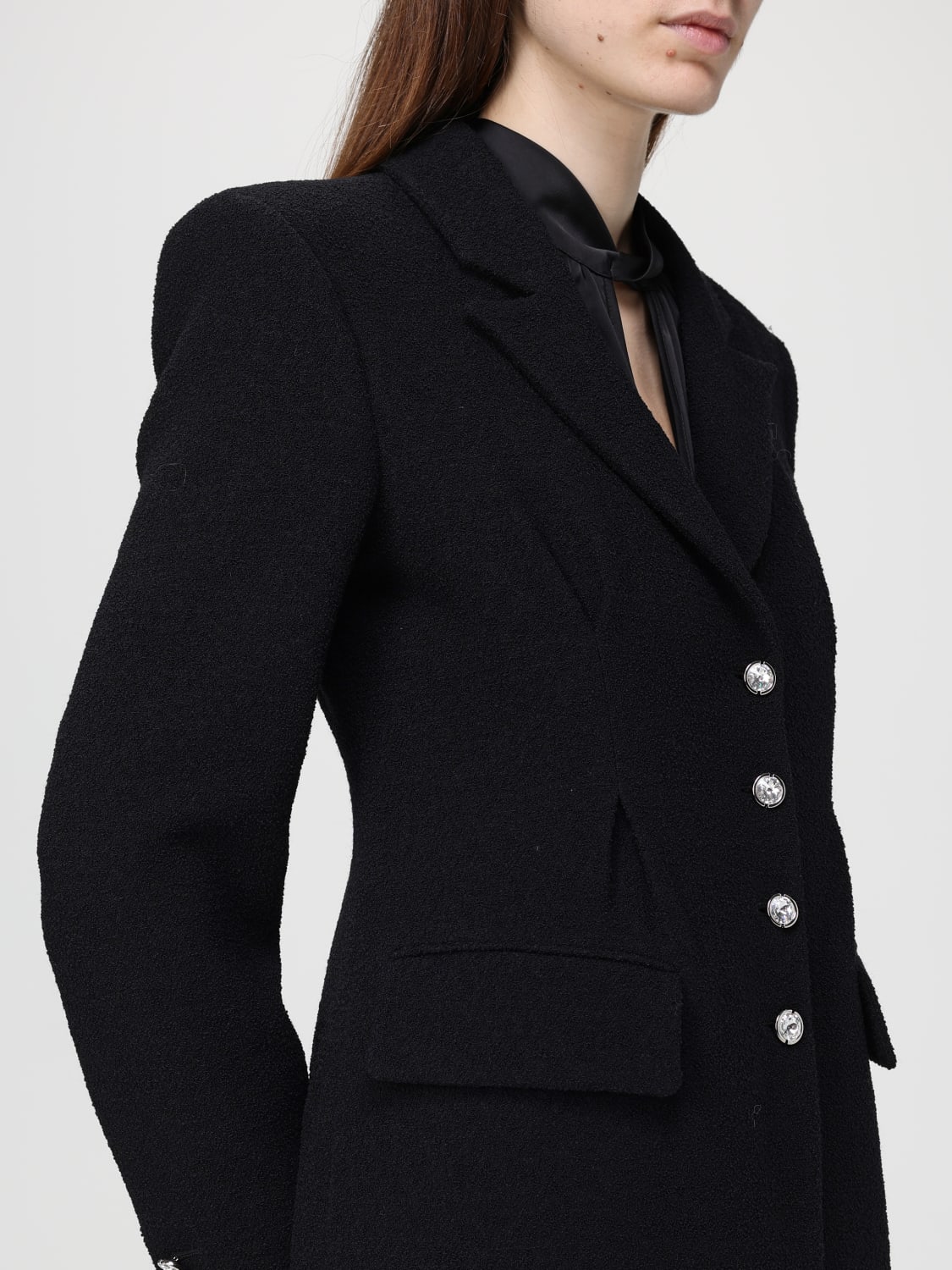 ALESSANDRA RICH ABRIGO: Abrigo mujer Alessandra Rich, Negro - Img 5