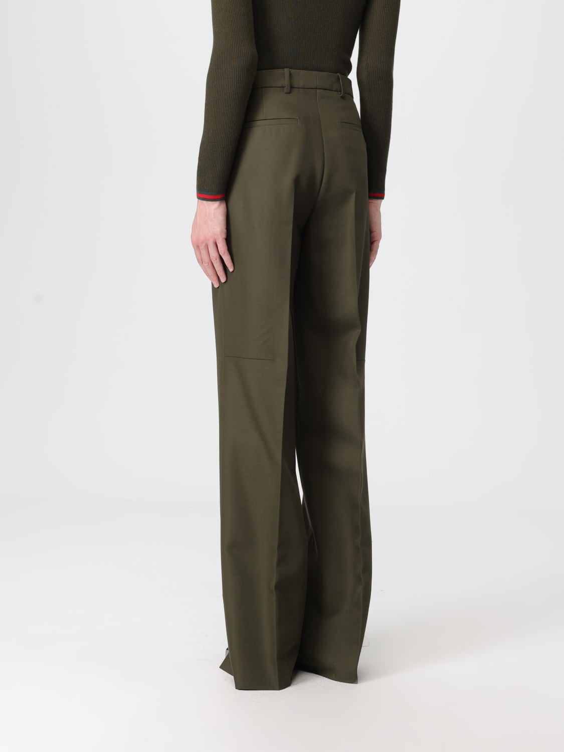 GUCCI HOSE: Hose damen Gucci, Grün - Img 3