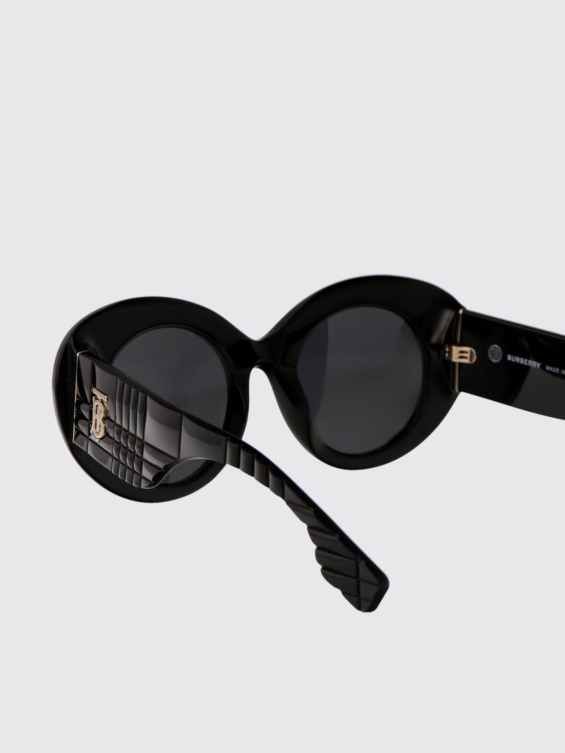 BURBERRY SUNGLASSES: Sunglasses woman Burberry, Black - Img 4