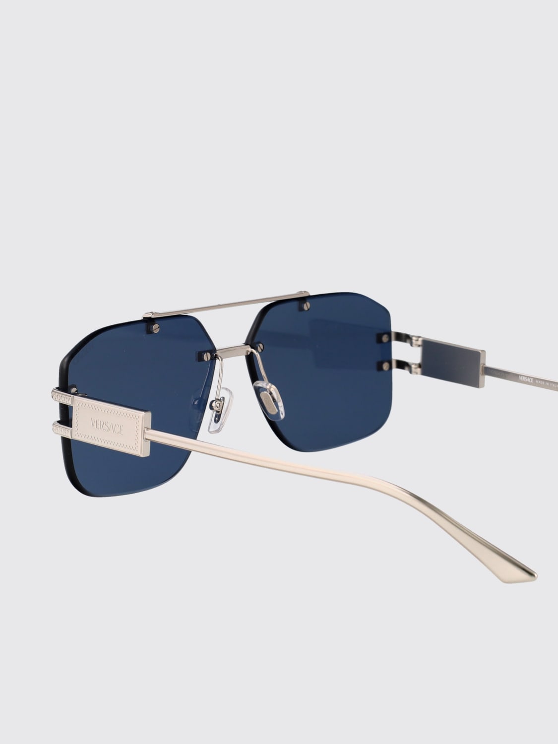 VERSACE SUNGLASSES: Sunglasses men Versace, Silver - Img 4