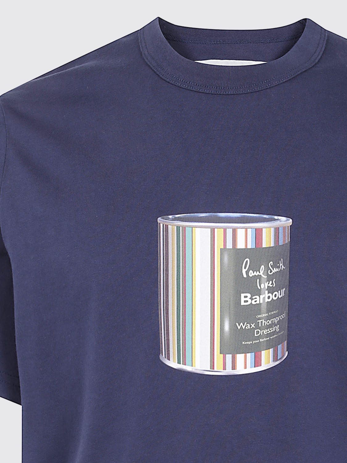 BARBOUR T-SHIRT: T-shirt herren Barbour, Blau - Img 3