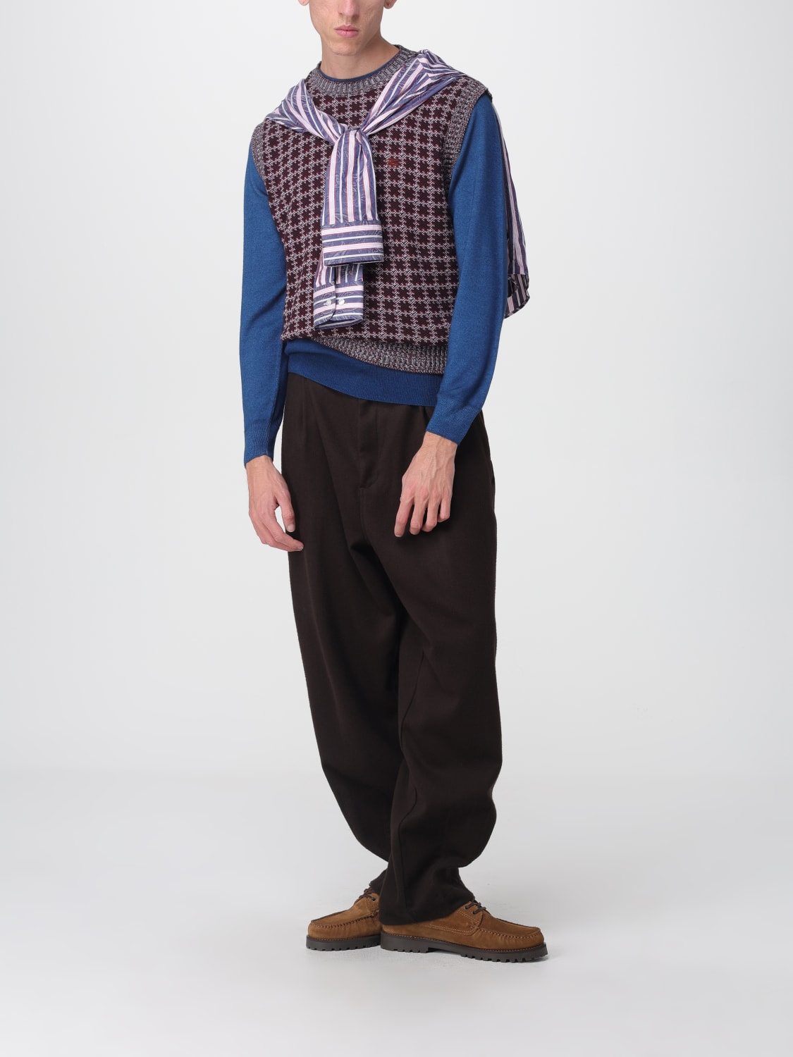 ETRO SWEATER: Sweater men Etro, Blue - Img 2