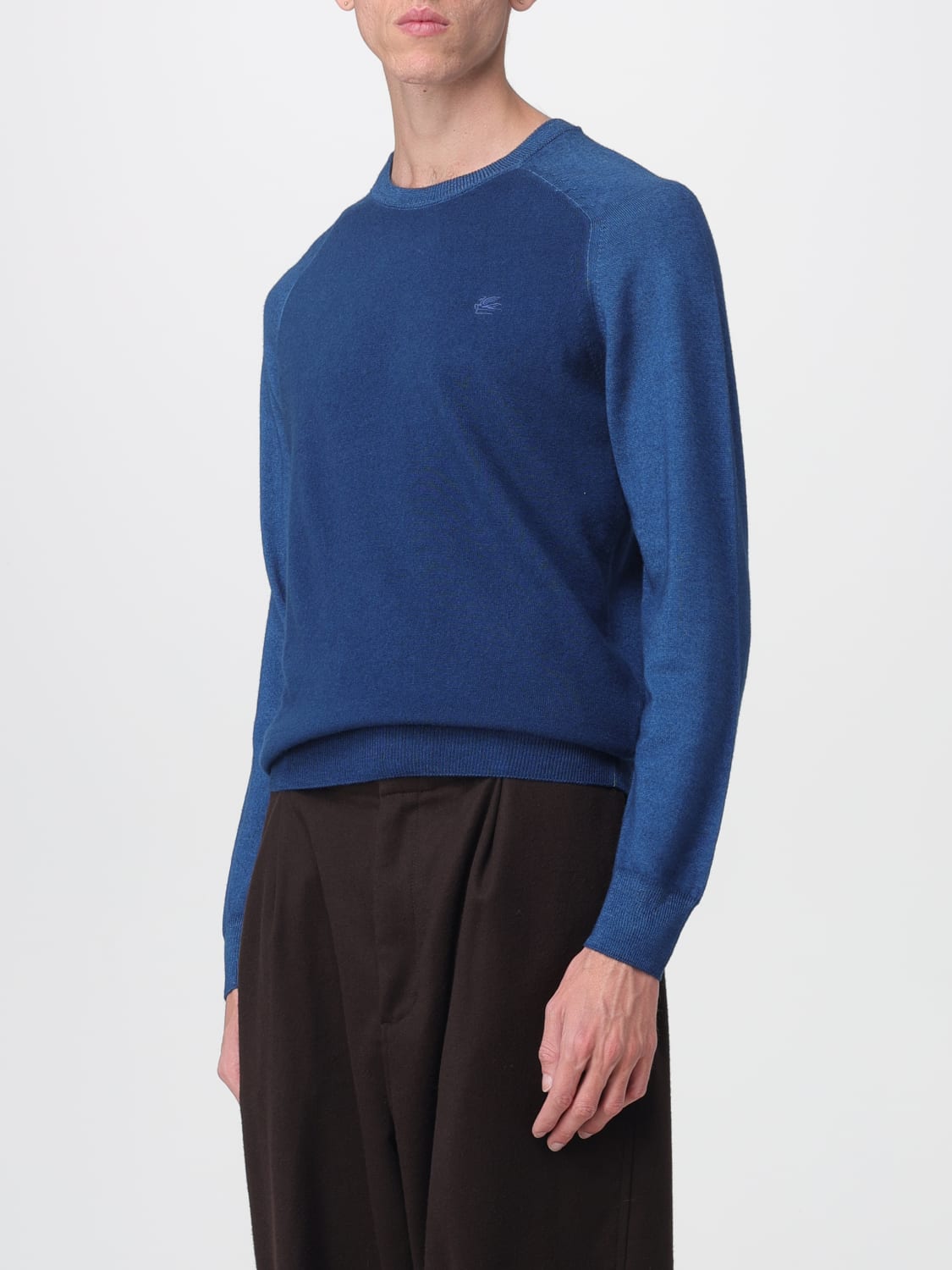 ETRO SWEATER: Sweater men Etro, Blue - Img 4