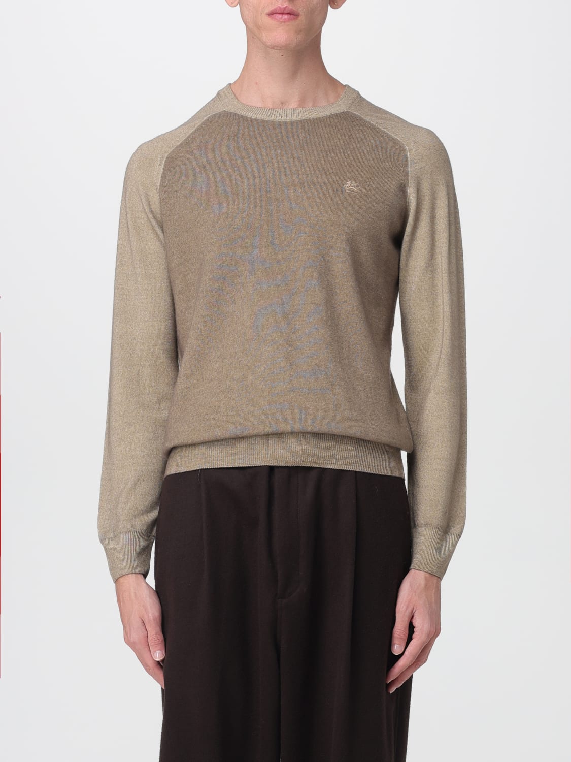 ETRO SWEATER: Sweater men Etro, Beige - Img 1