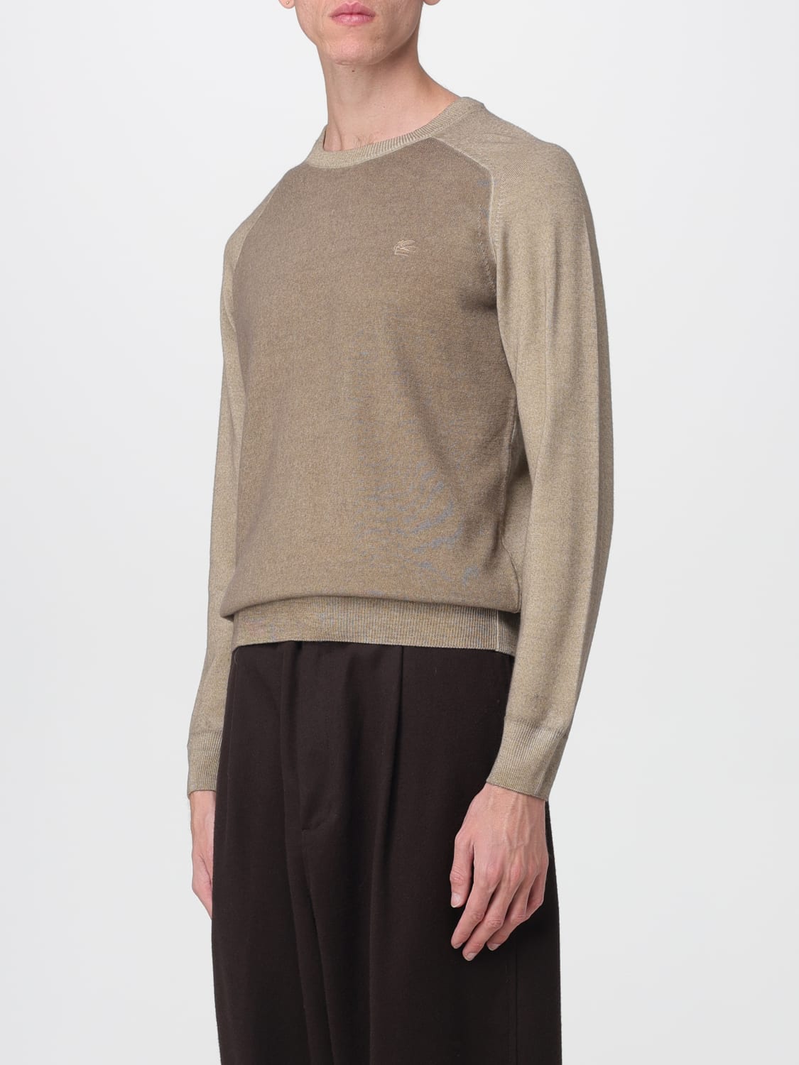 ETRO SWEATER: Sweater men Etro, Beige - Img 4