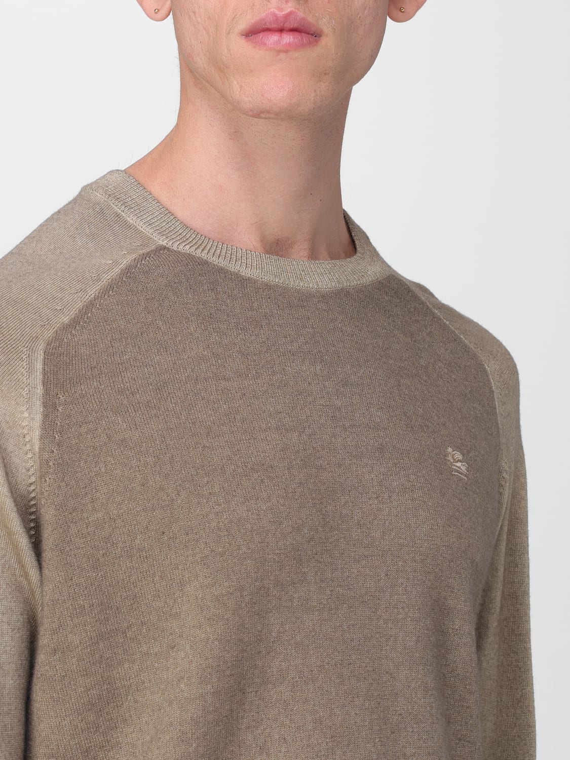 ETRO SWEATER: Sweater men Etro, Beige - Img 5