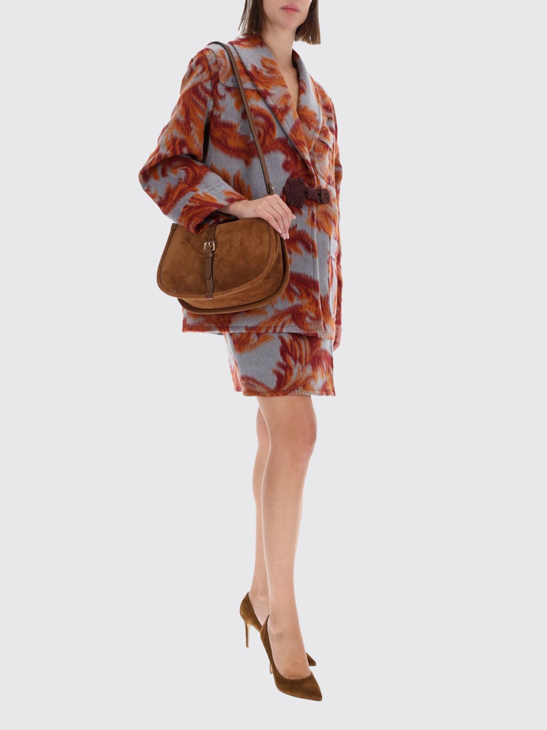ETRO COAT: Coat woman Etro, Multicolor - Img 2