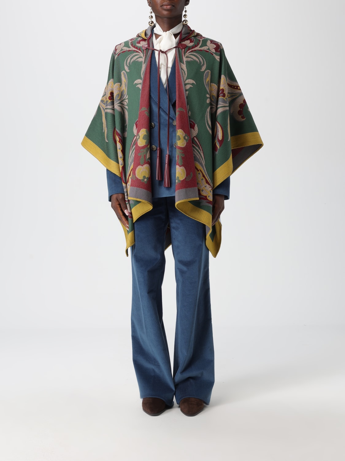 ETRO COAT: Coat woman Etro, Multicolor - Img 1