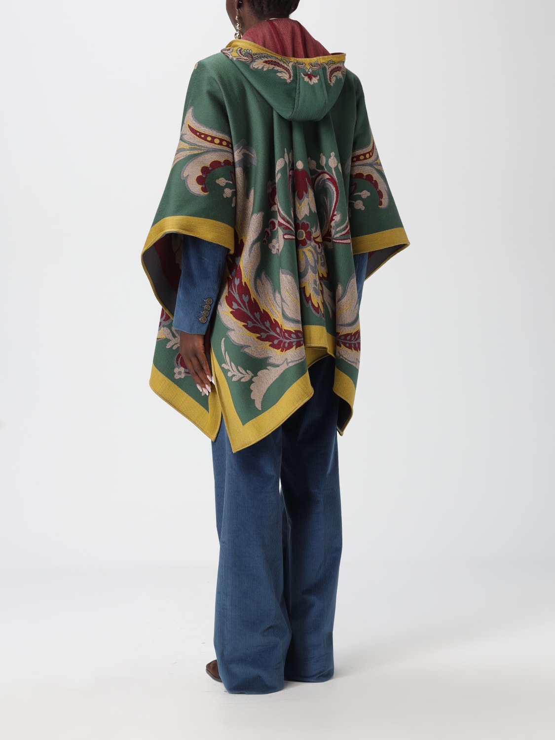 ETRO COAT: Coat woman Etro, Multicolor - Img 3