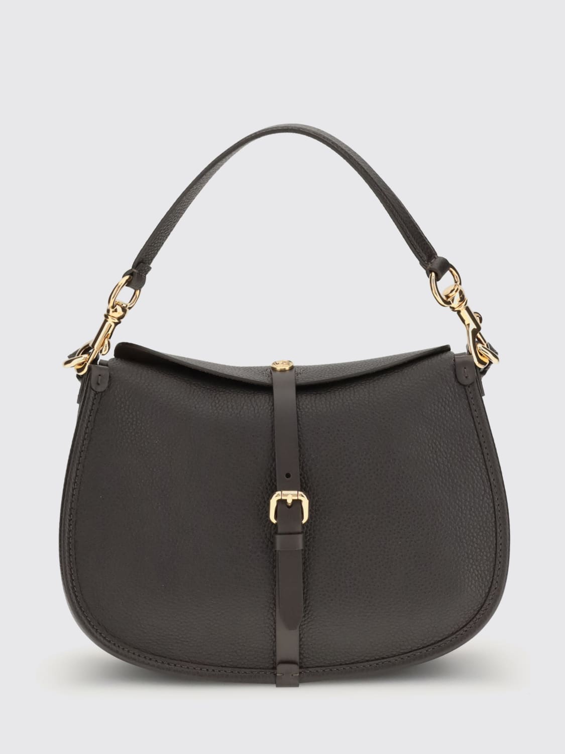 ETRO BORSA A SPALLA: Borsa Pony Medium Etro in pelle martellata , Fantasia - Img 1