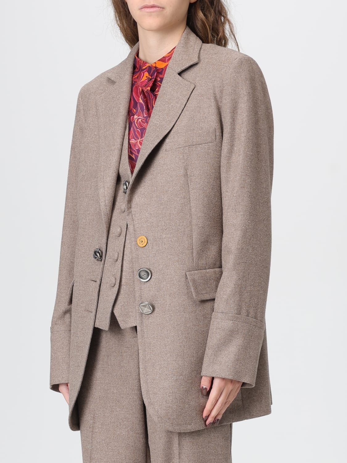 MALIPARMI JACKET: Jacket woman Maliparmi, Dove Grey - Img 4