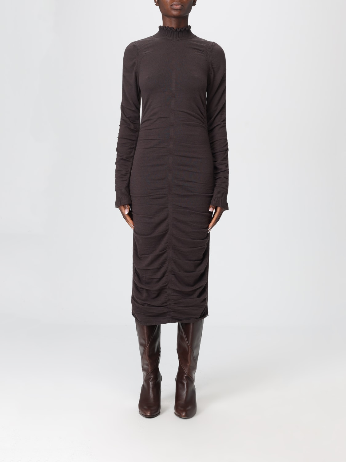 TWINSET DRESS: Dress woman Twinset, Brown - Img 1