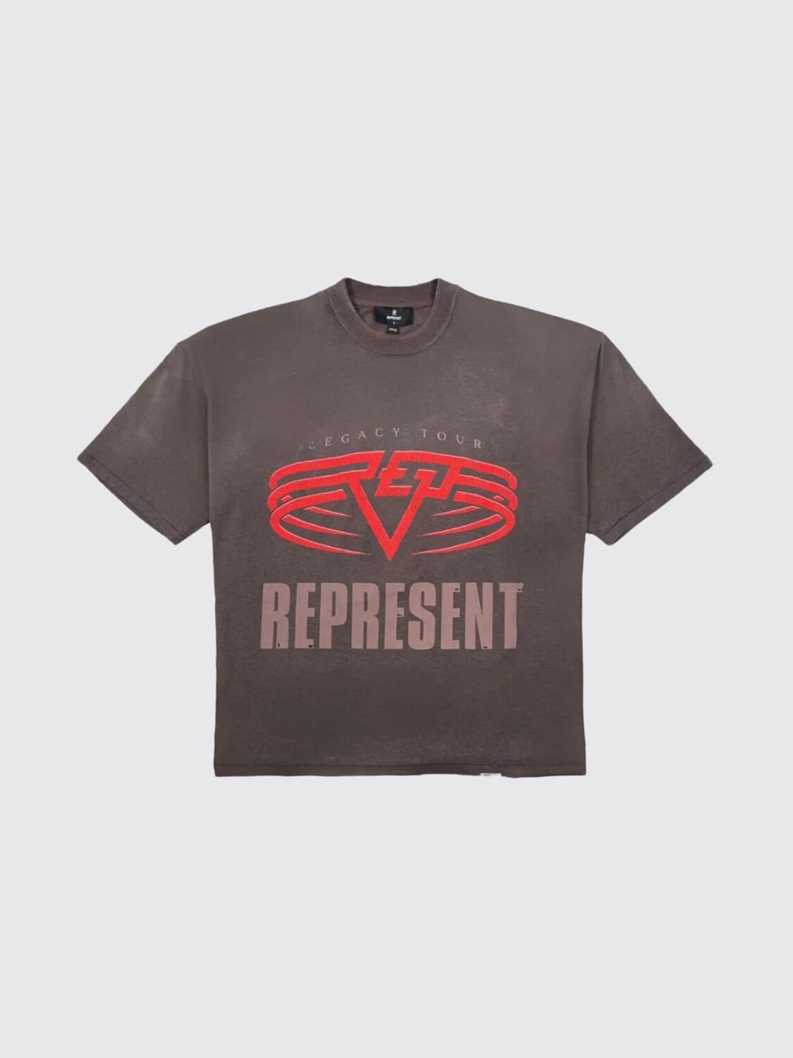 REPRESENT T-SHIRT: Polo herren Represent, Braun - Img 1