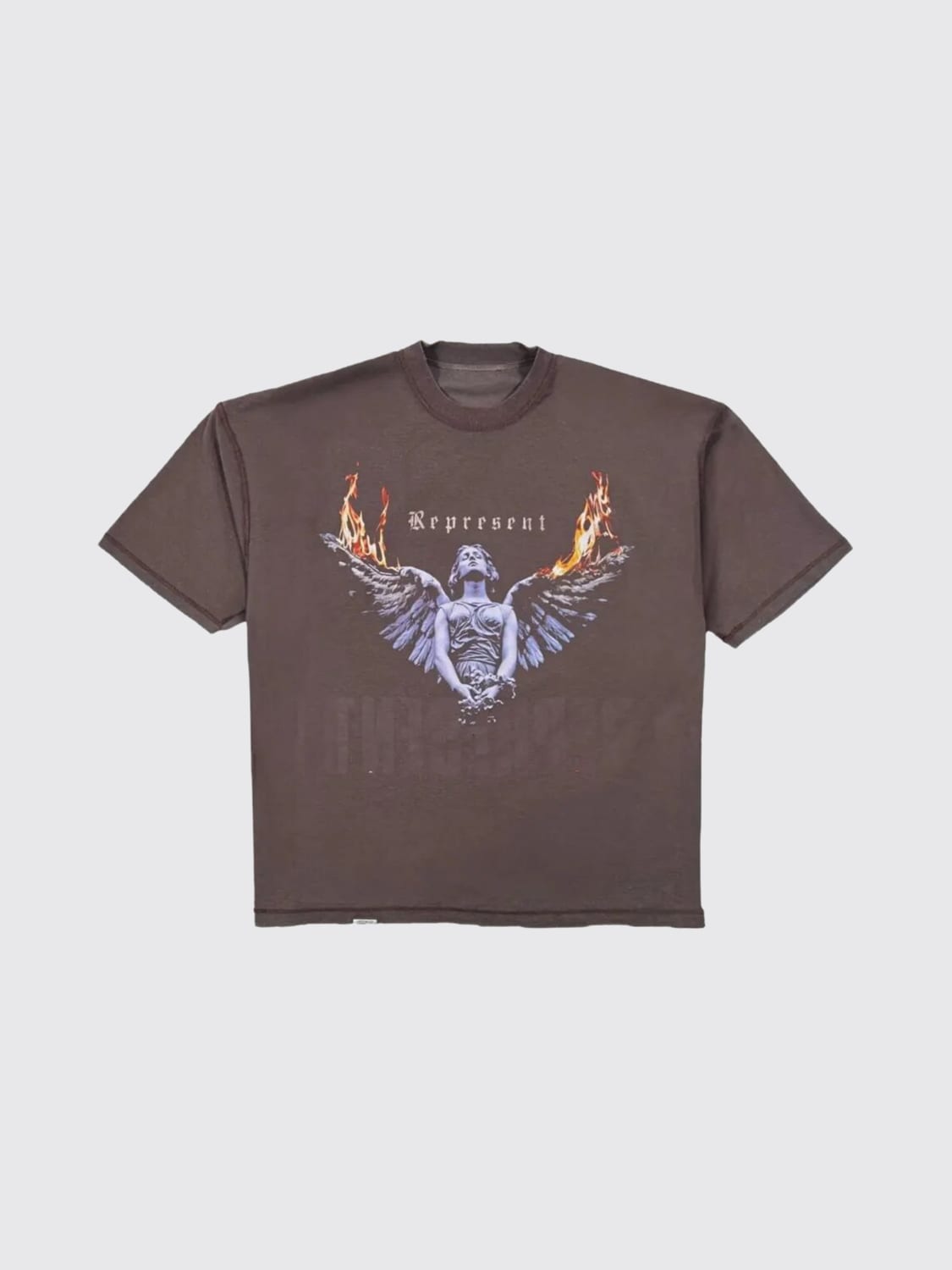 REPRESENT T-SHIRT: Polo herren Represent, Braun - Img 2