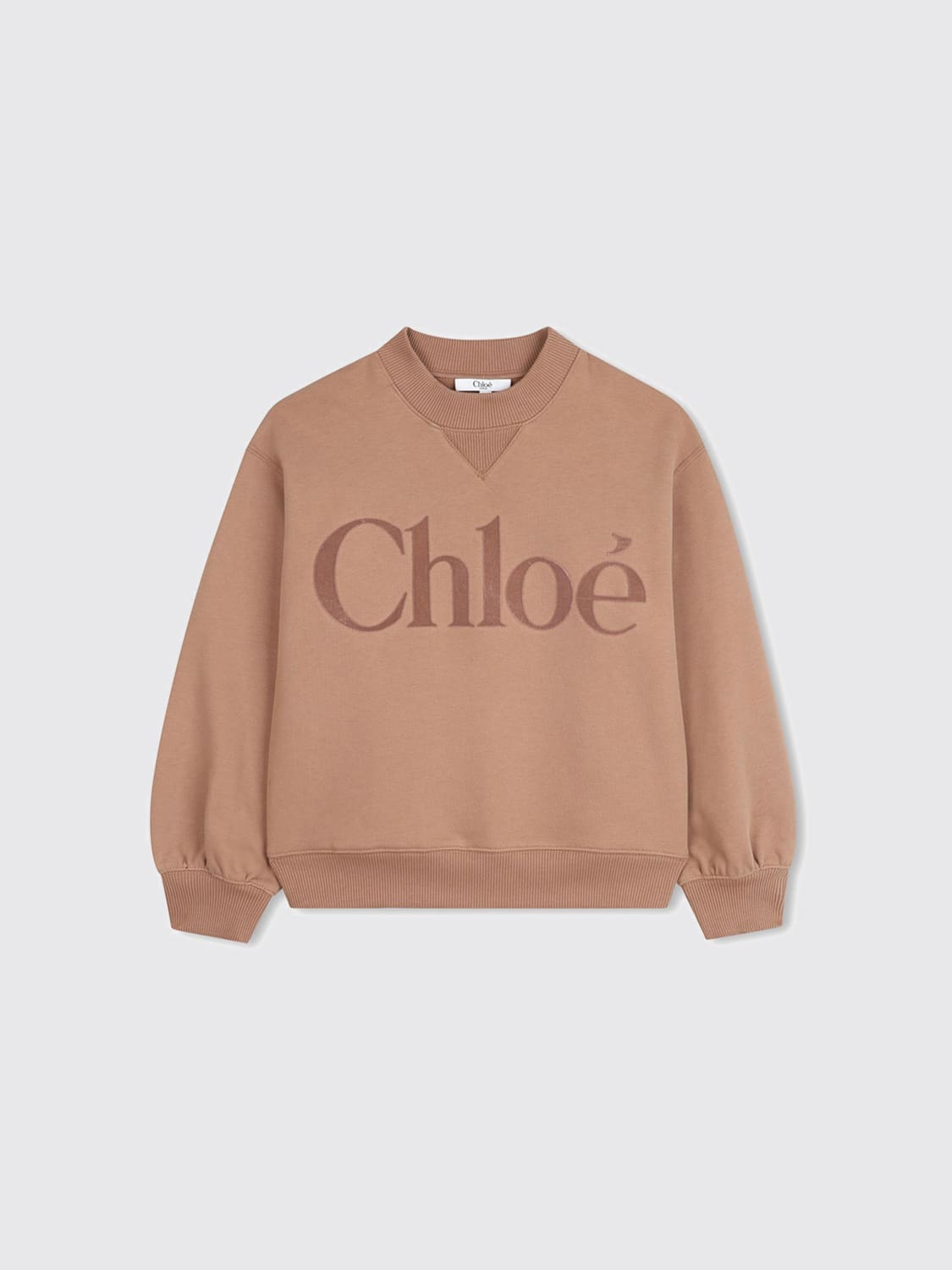 CHLOÉ SWEATER: Sweater kids ChloÉ, Brown - Img 1