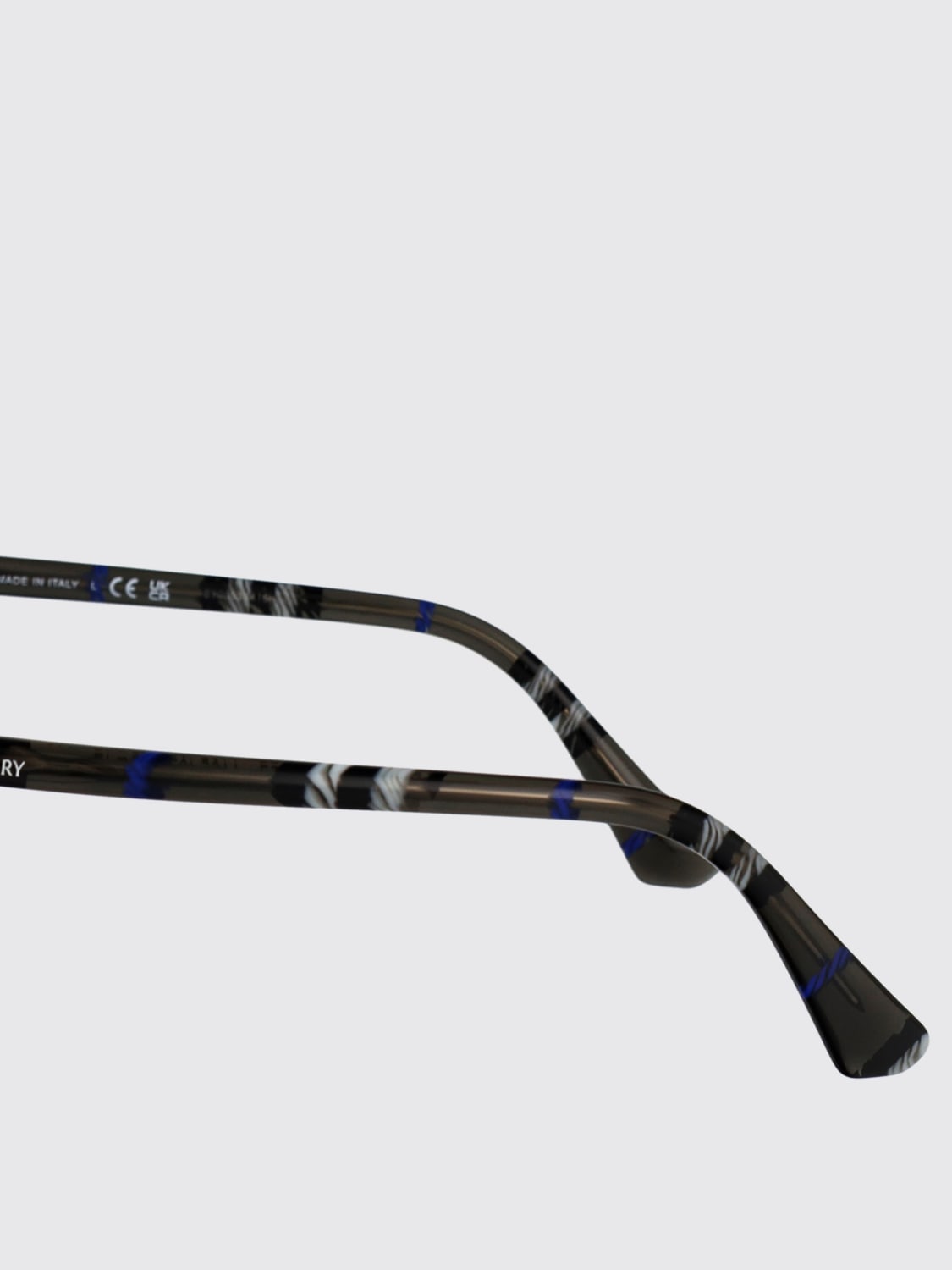 BURBERRY OCCHIALI DA SOLE: Occhiali da sole 0BE4457 Burberry in acetato , Nero - Img 3