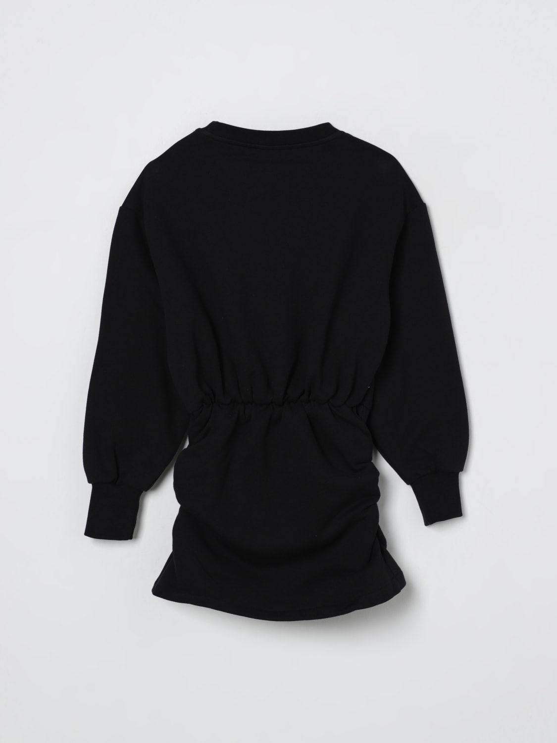 MSGM KIDS ABITO: Abito MSGM Kids in cotone con logo , Nero - Img 2