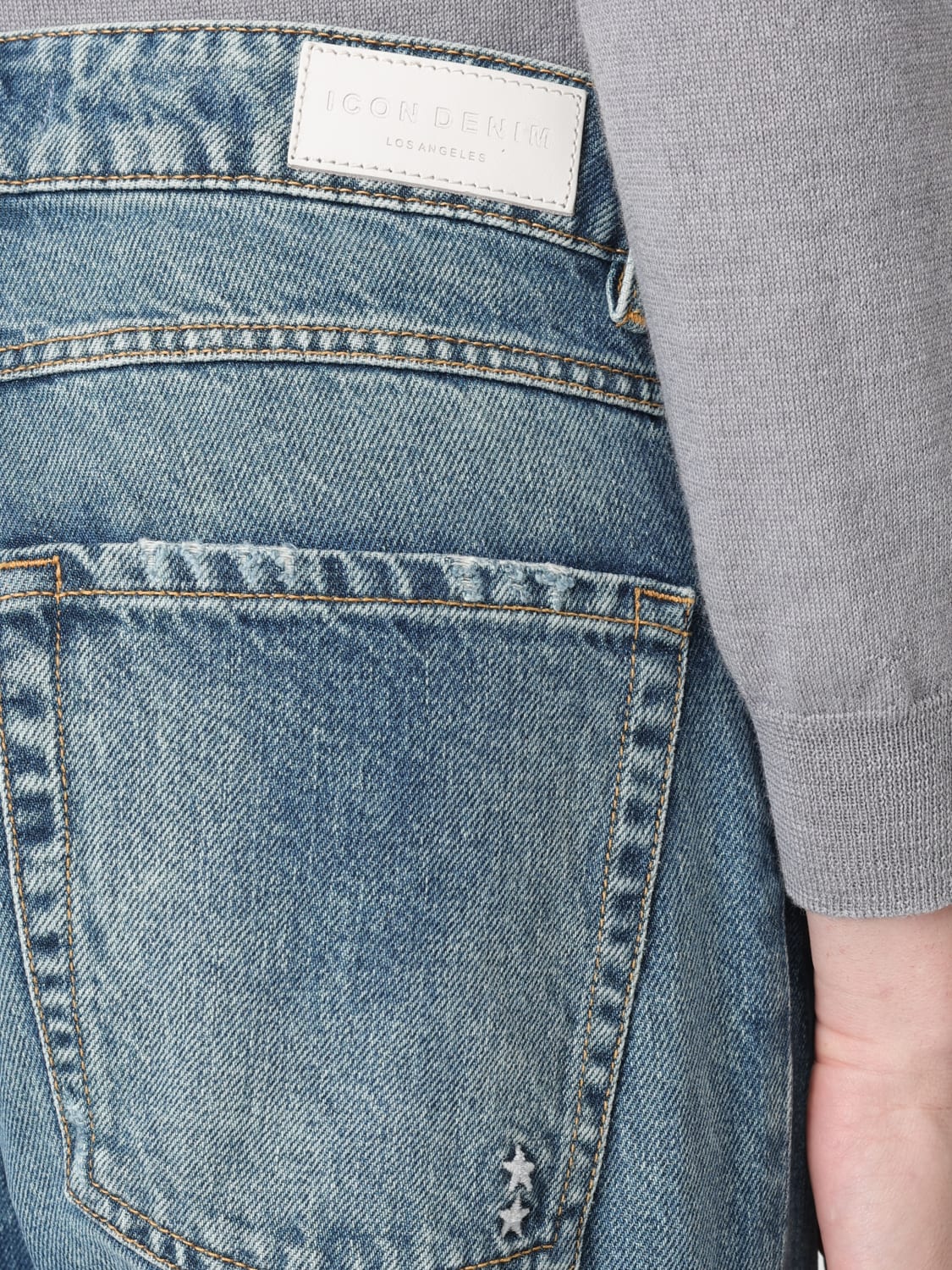 ICON DENIM LOS ANGELES JEANS: Jeans femme Icon Denim Los Angeles, Denim - Img 3