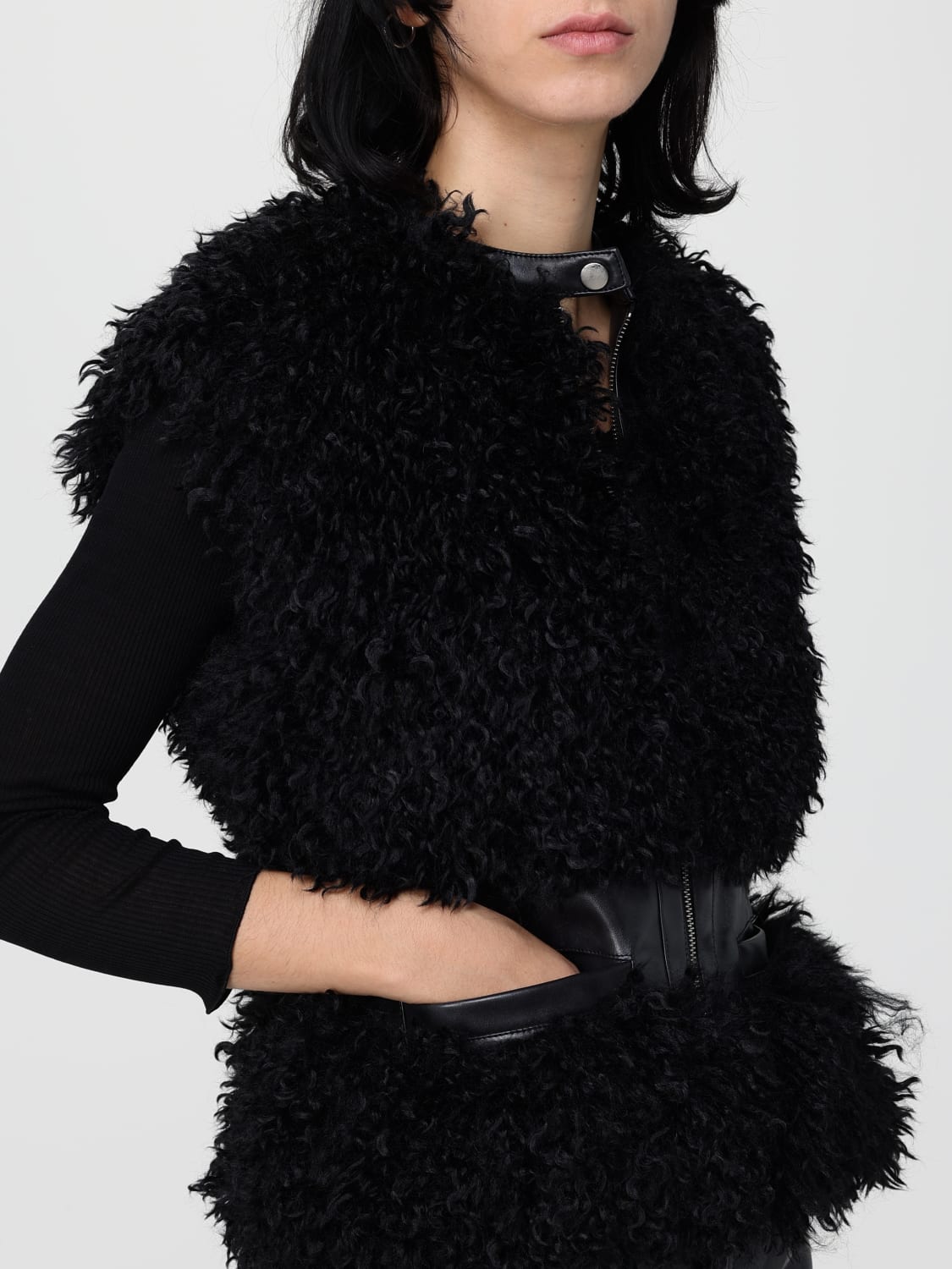 APPARIS FOURRURE: Veste femme Apparis, Noir - Img 4