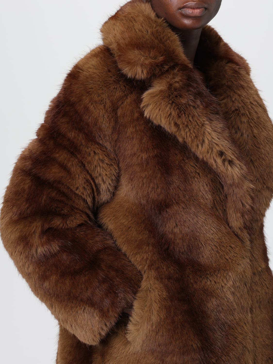 APPARIS FOURRURE: Fourrure femme Apparis, Marron - Img 4