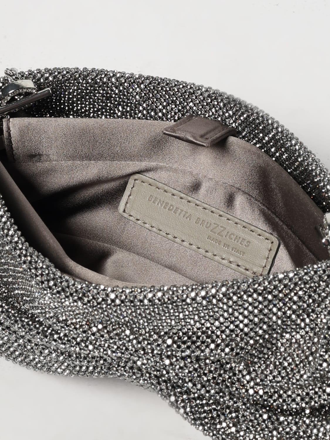 BENEDETTA BRUZZICHES CLUTCH: Clutch damen Benedetta Bruzziches, Silber - Img 5