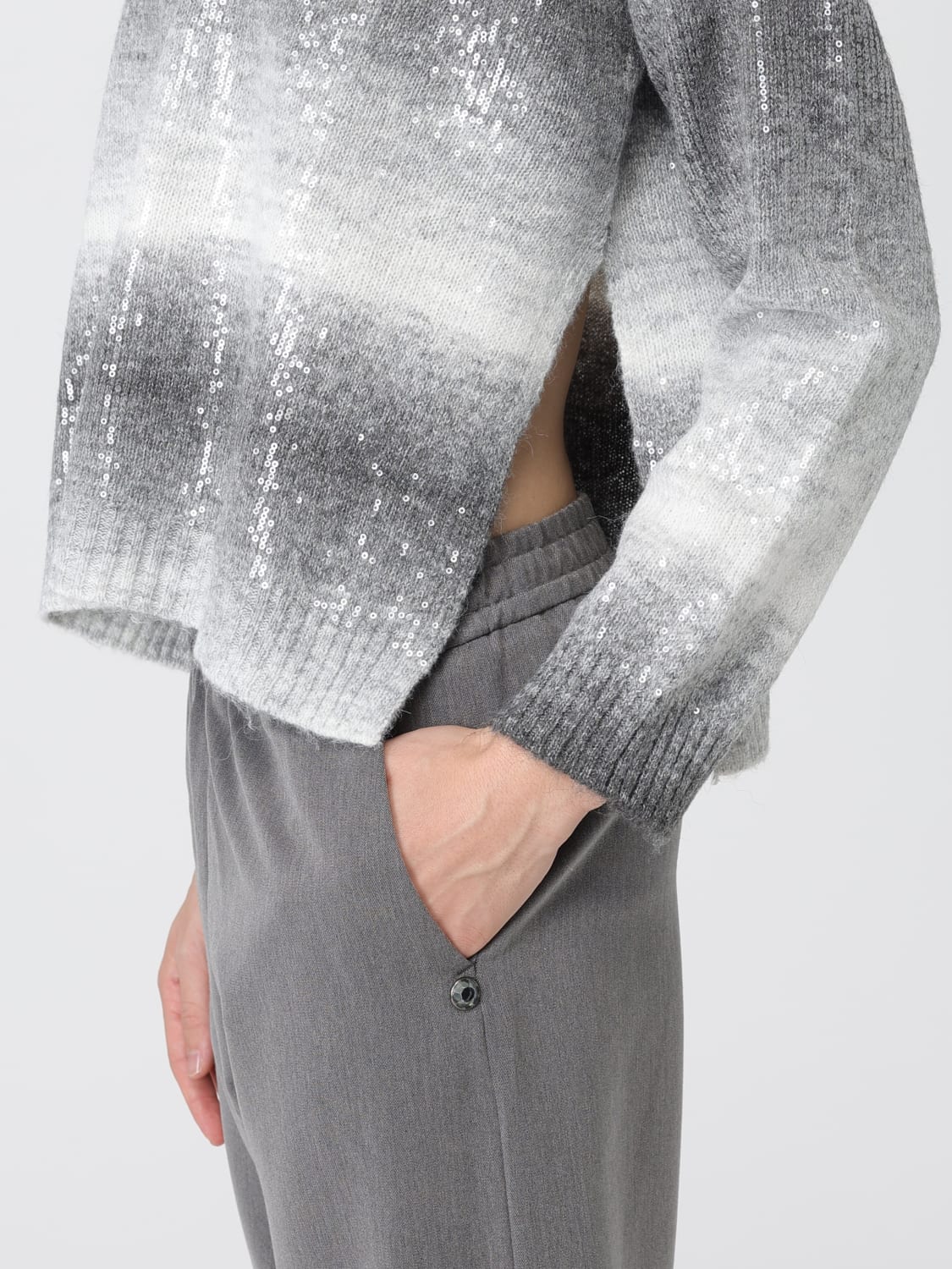 LIU JO PULLOVER: Pullover damen Liu Jo, Grau - Img 3