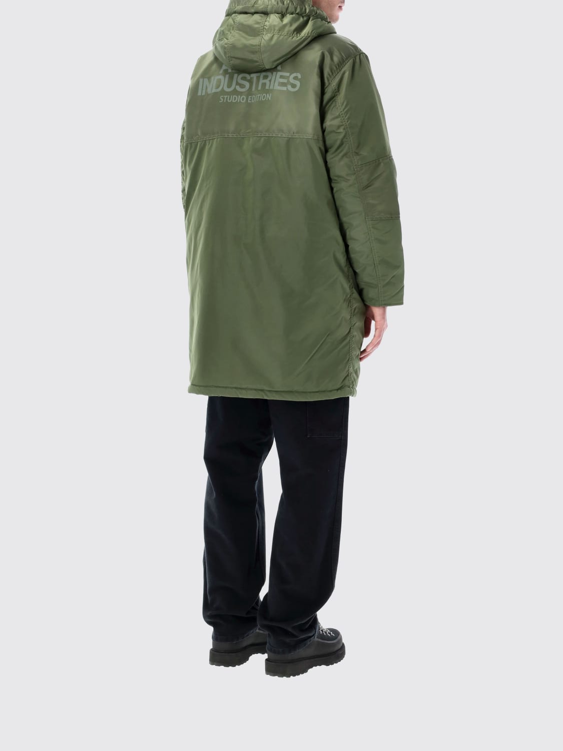 ALPHA INDUSTRIES COAT: Jacket men Alpha Industries, Green - Img 2