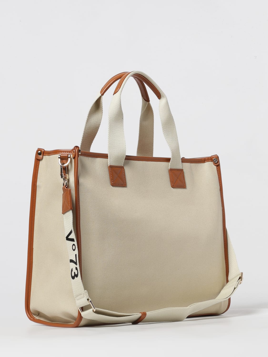 V73 HANDBAG: Handbag woman V73, Beige - Img 2