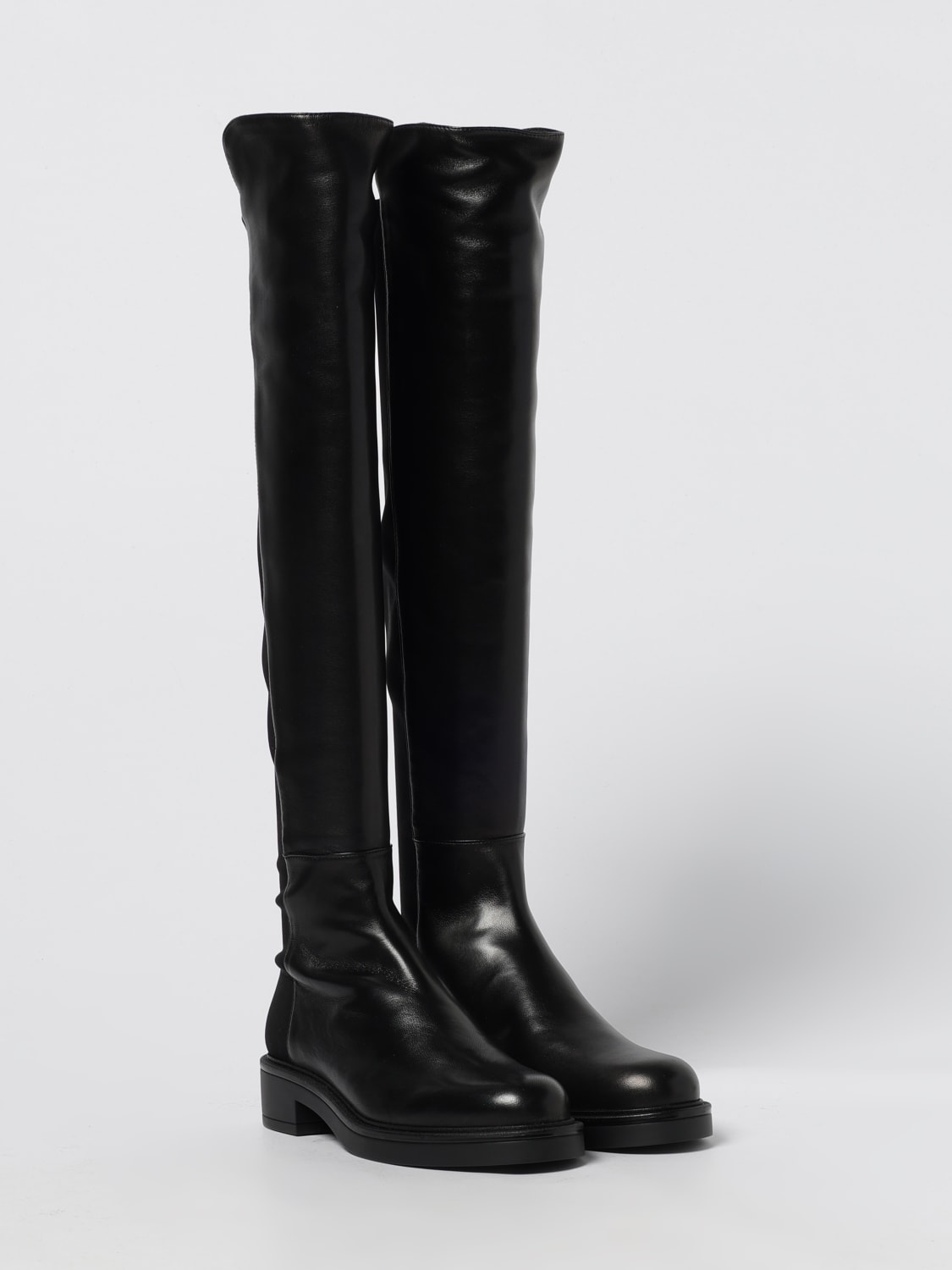 STUART WEITZMAN BOOTS: Flat ankle boot woman Stuart Weitzman, Black - Img 2