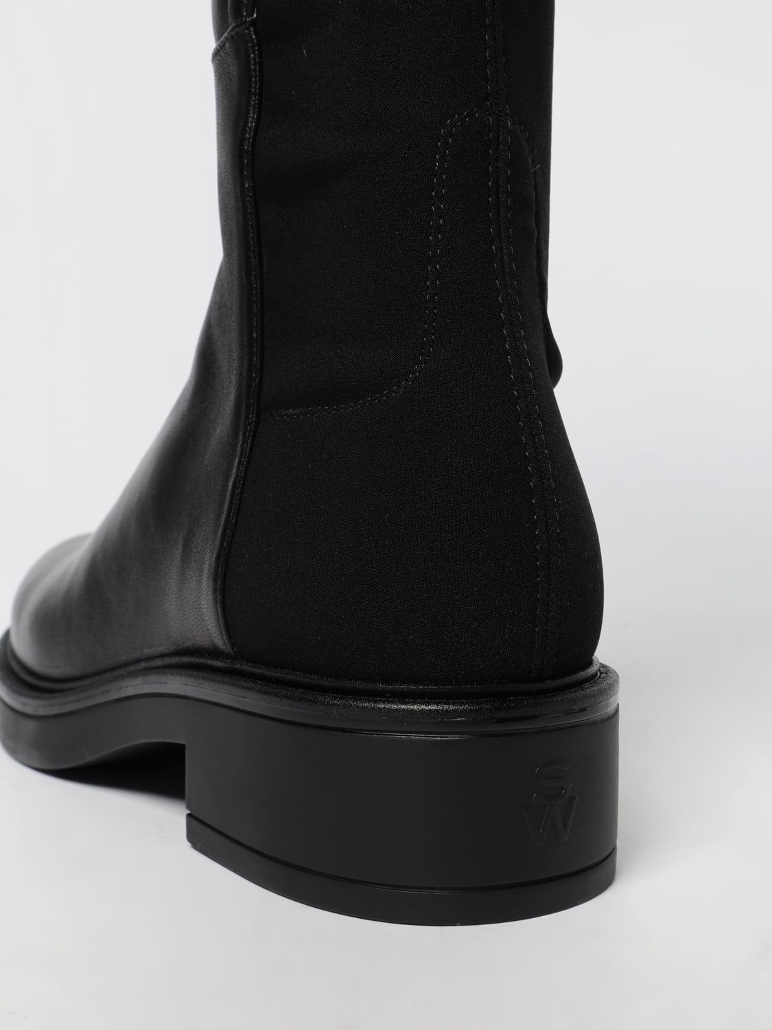 STUART WEITZMAN BOOTS: Flat ankle boot woman Stuart Weitzman, Black - Img 4