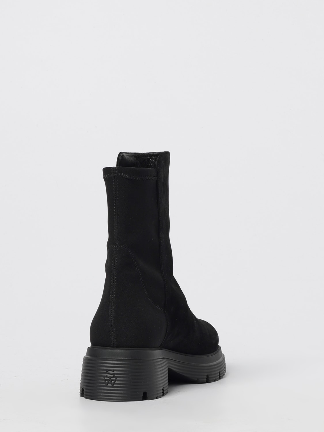 STUART WEITZMAN BOOTS: Flat ankle boot woman Stuart Weitzman, Black - Img 3