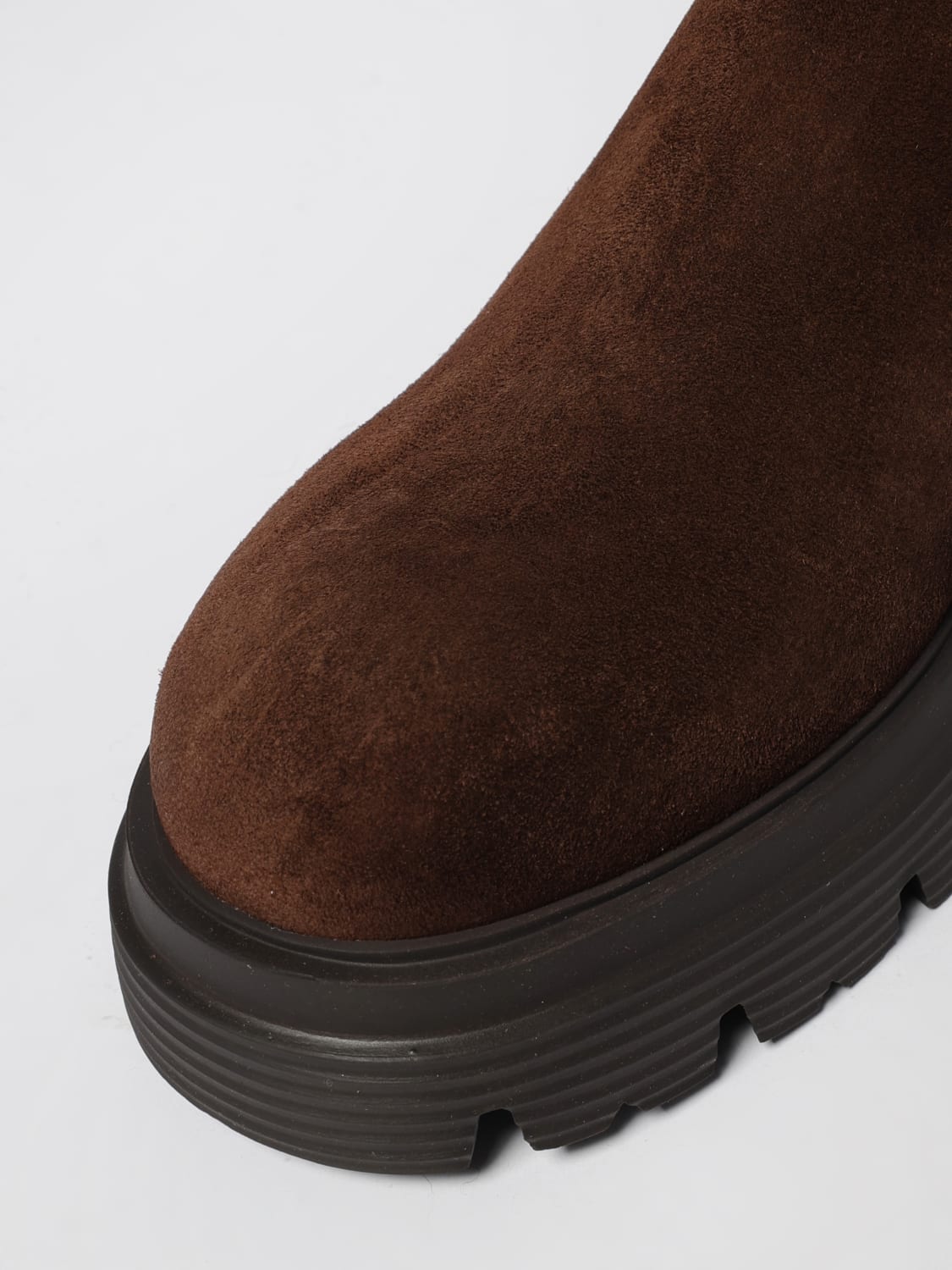 STUART WEITZMAN BOOTS: Flat ankle boot woman Stuart Weitzman, Brown - Img 4