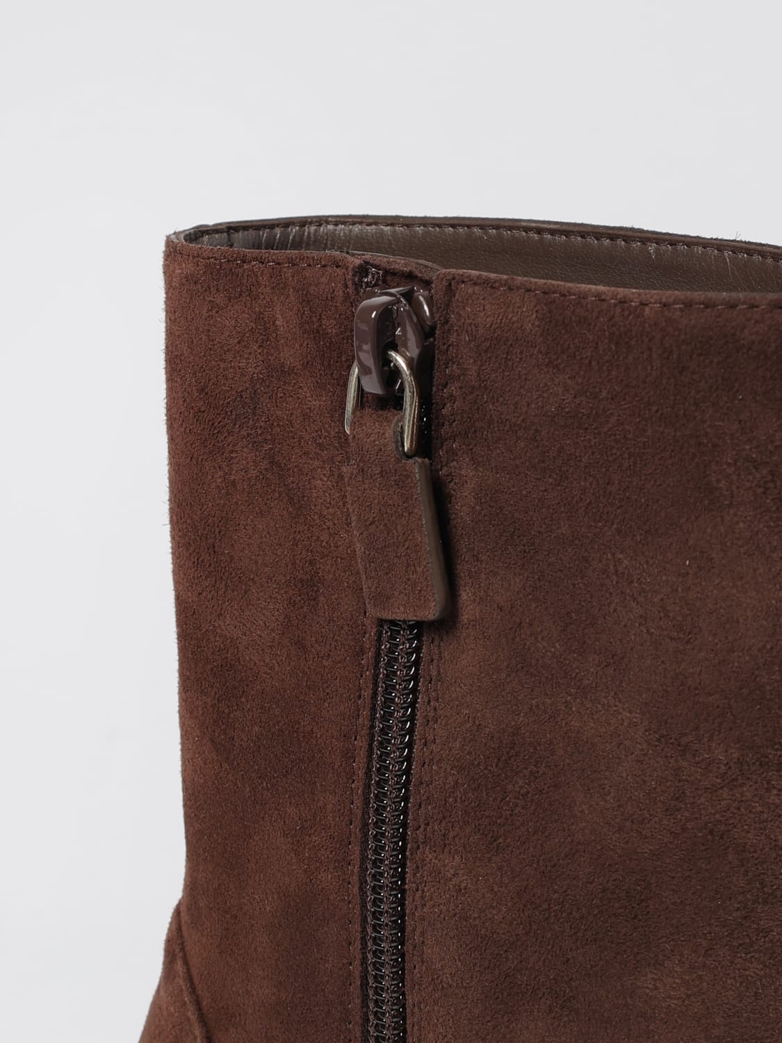 STUART WEITZMAN BOOTS: Flat ankle boot woman Stuart Weitzman, Brown - Img 4