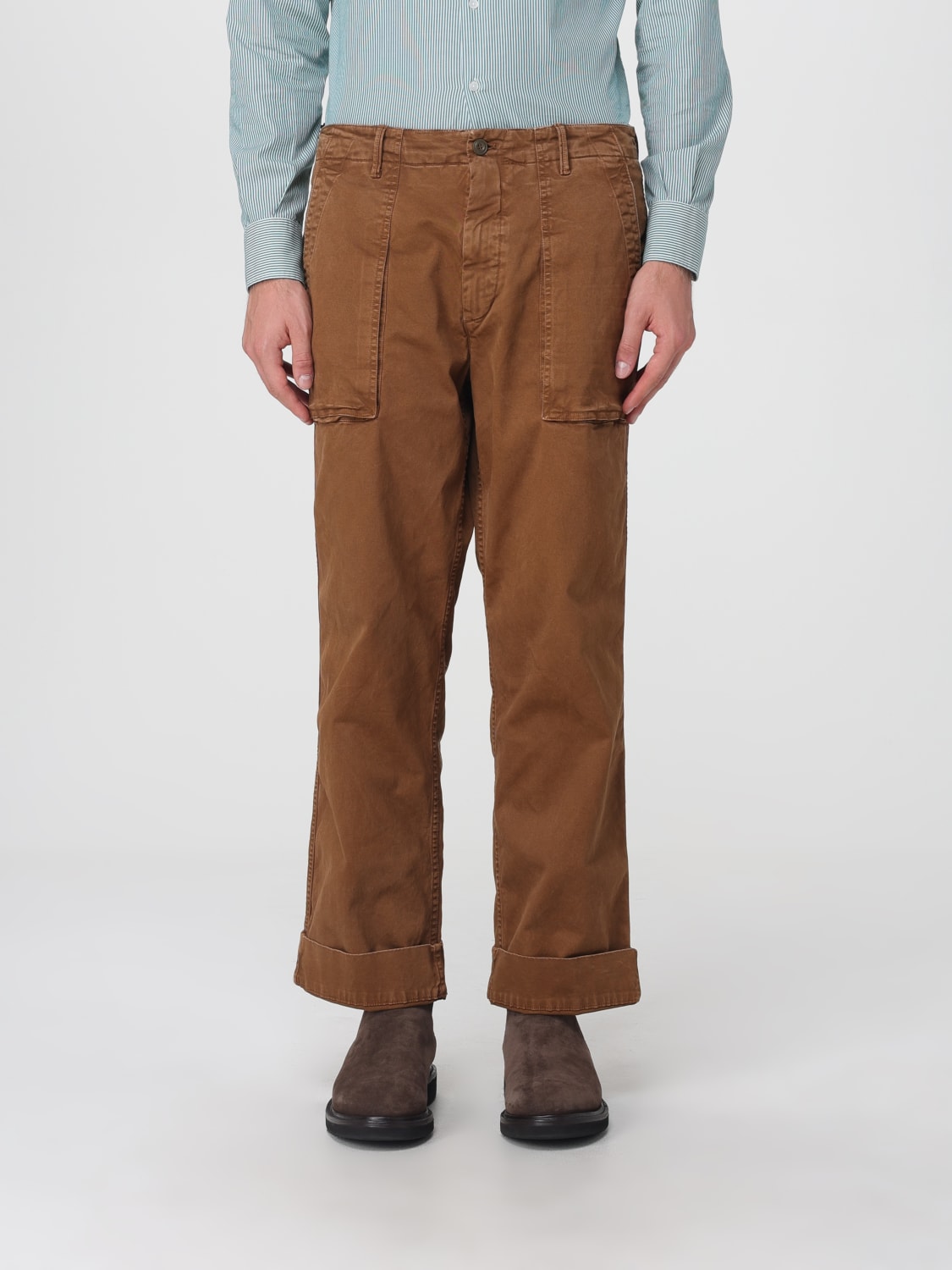 MASON'S PANTS: Pants men Mason's, Brick Red - Img 1