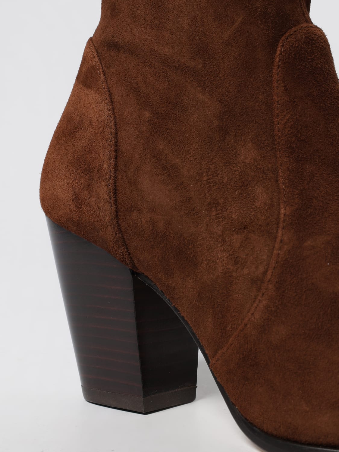 STUART WEITZMAN BOOTS: Flat ankle boot woman Stuart Weitzman, Brown - Img 4