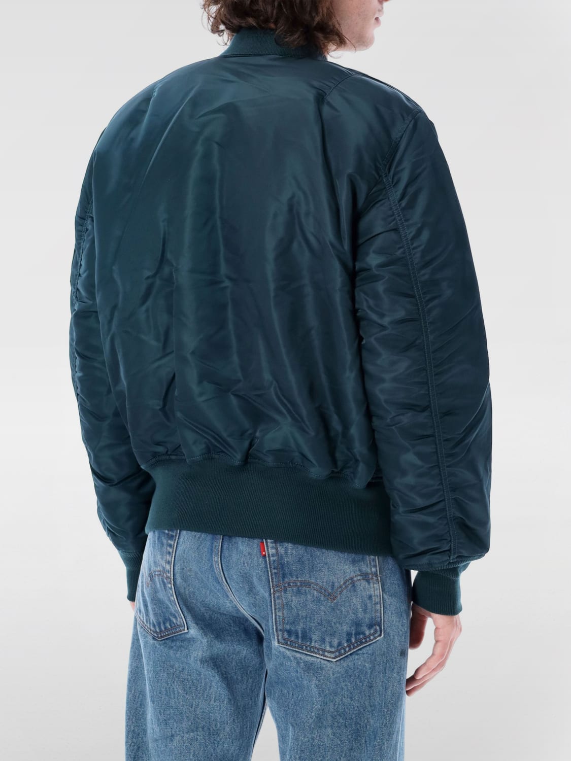ALPHA INDUSTRIES JACKET: Jacket men Alpha Industries, Teal - Img 2