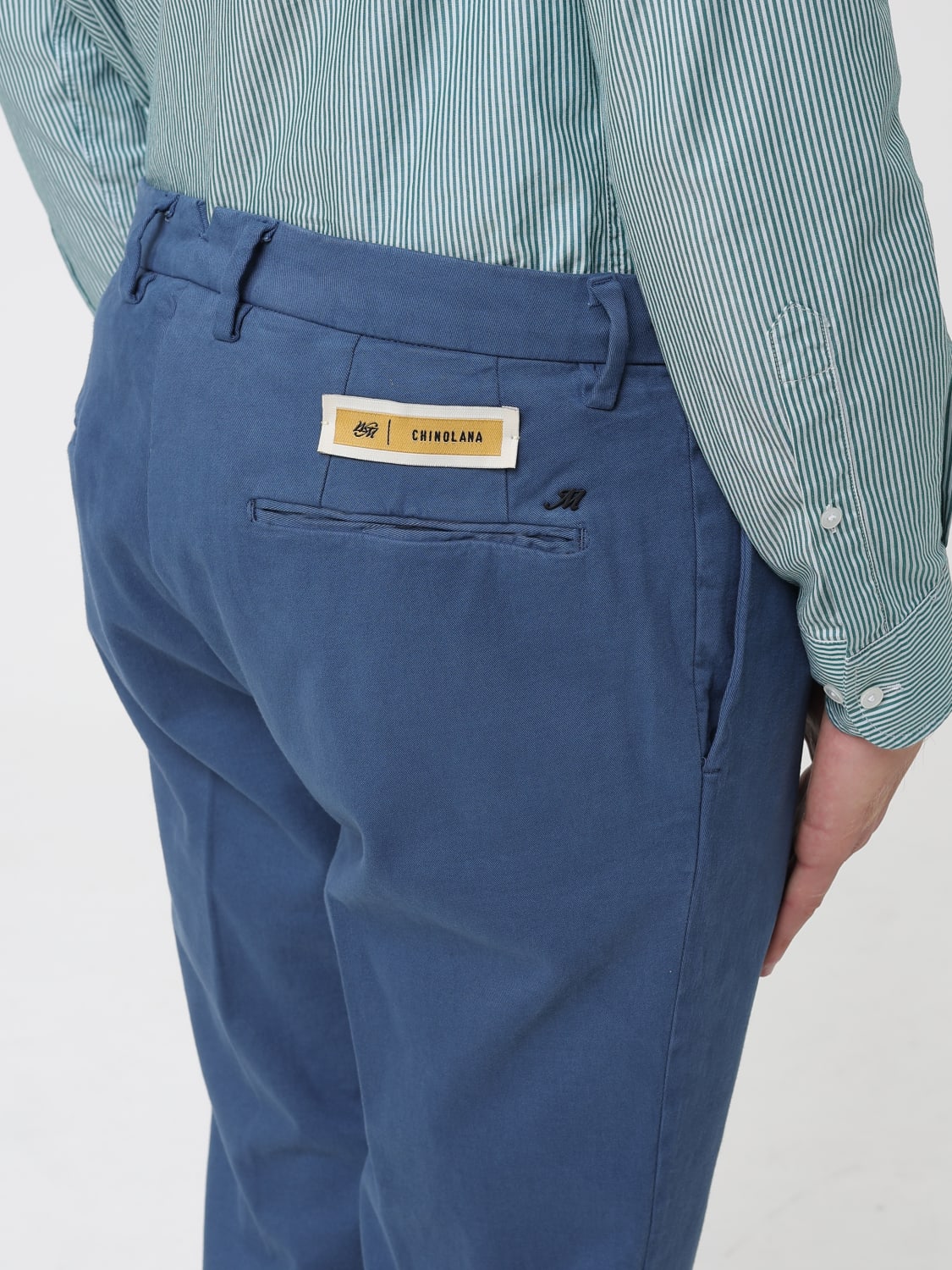 MASON'S PANTS: Pants men Mason's, Blue - Img 3