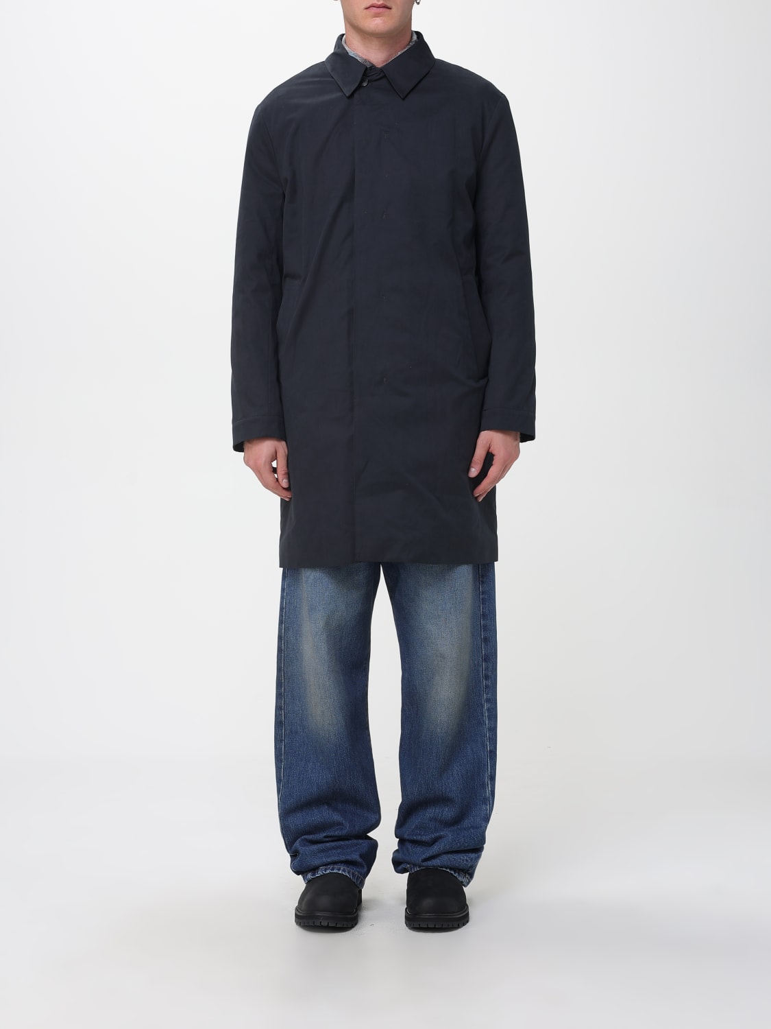 TINTORIA MATTEI COAT: Coat men Tintoria Mattei, Black - Img 1