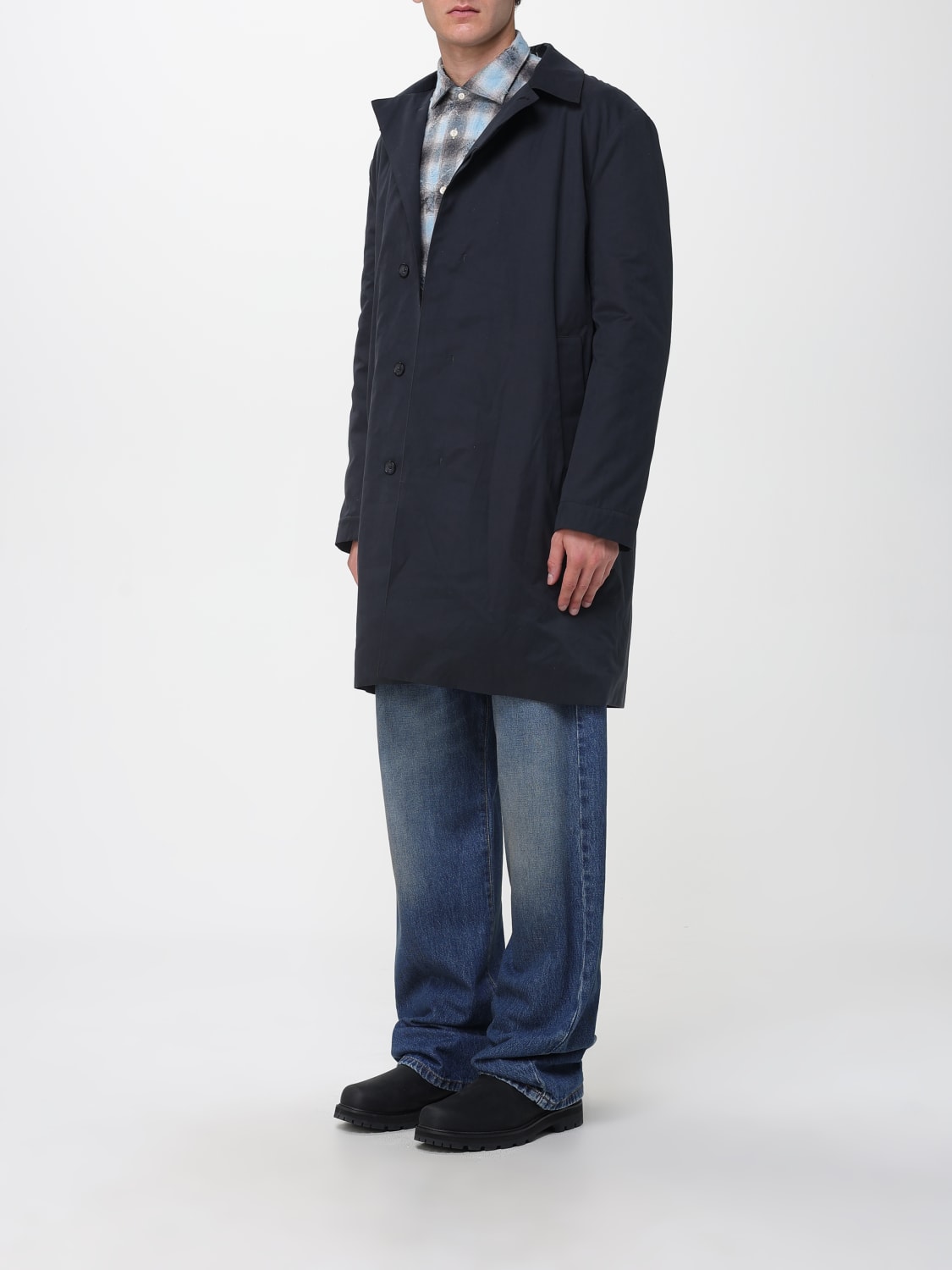 TINTORIA MATTEI COAT: Coat men Tintoria Mattei, Black - Img 3