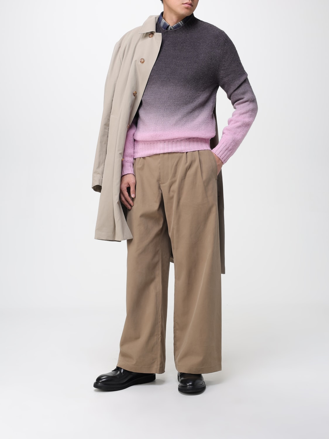 TINTORIA MATTEI COAT: Coat men Tintoria Mattei, Beige - Img 2