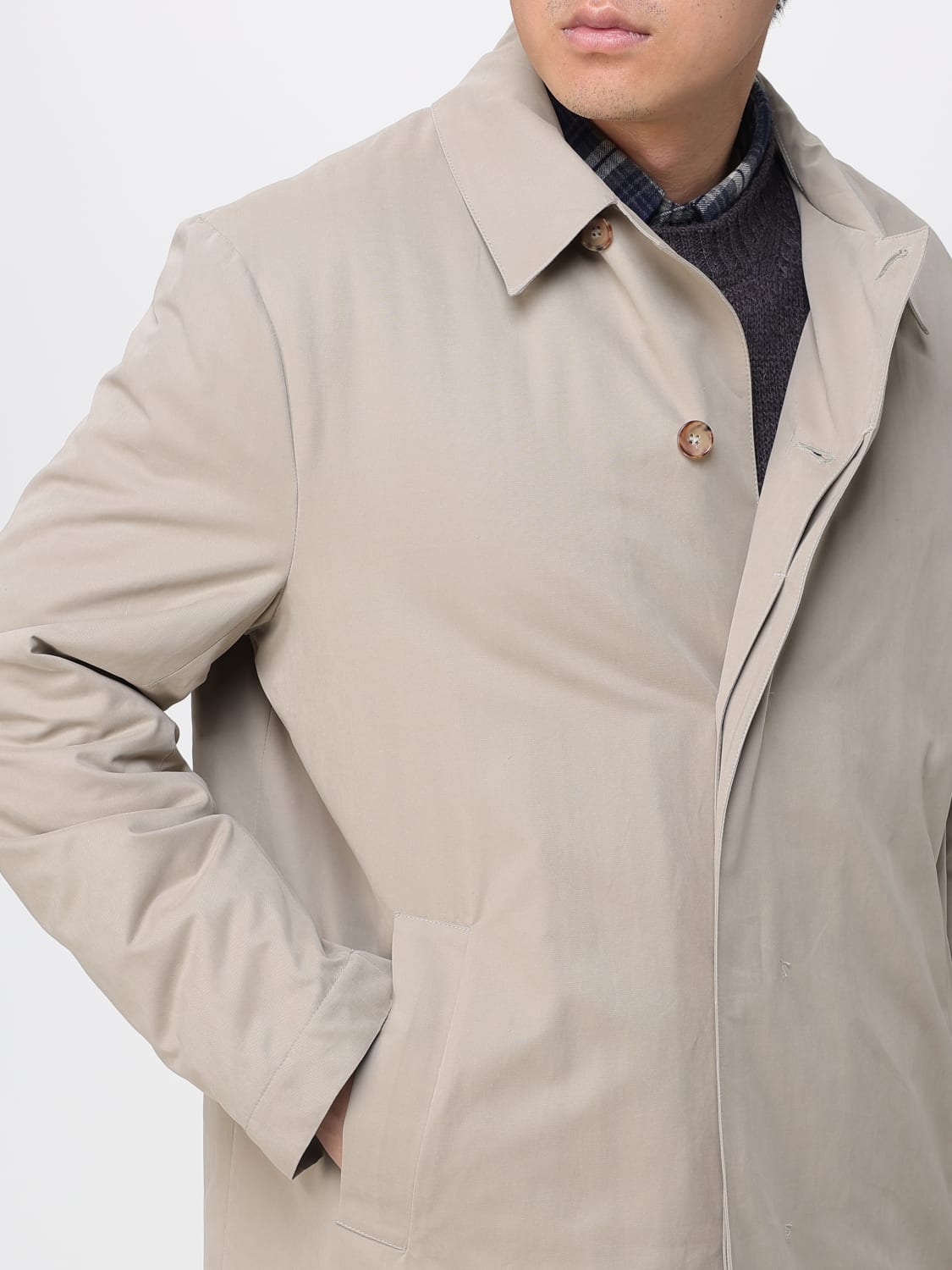TINTORIA MATTEI COAT: Coat men Tintoria Mattei, Beige - Img 5