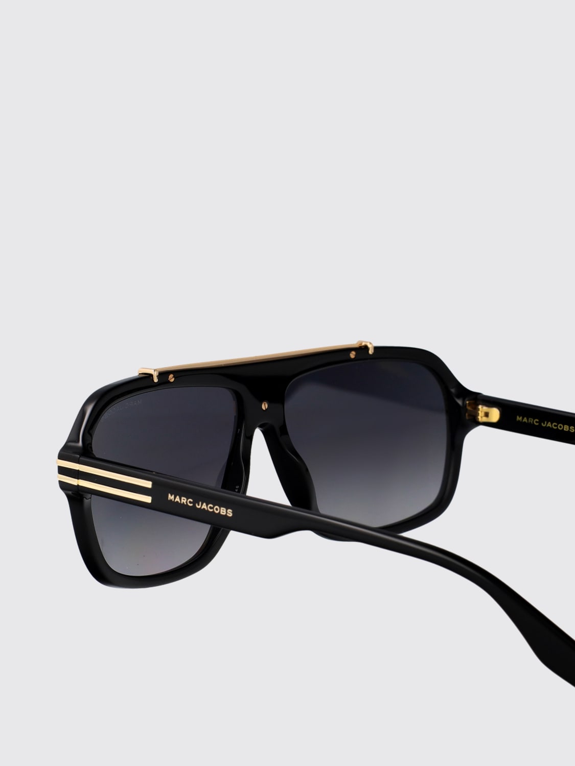 MARC JACOBS SUNGLASSES: Sunglasses men Marc Jacobs, Black - Img 4