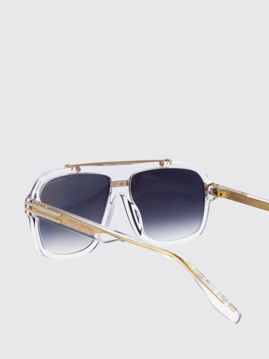 MARC JACOBS SUNGLASSES: Sunglasses men Marc Jacobs, Transparent - Img 4