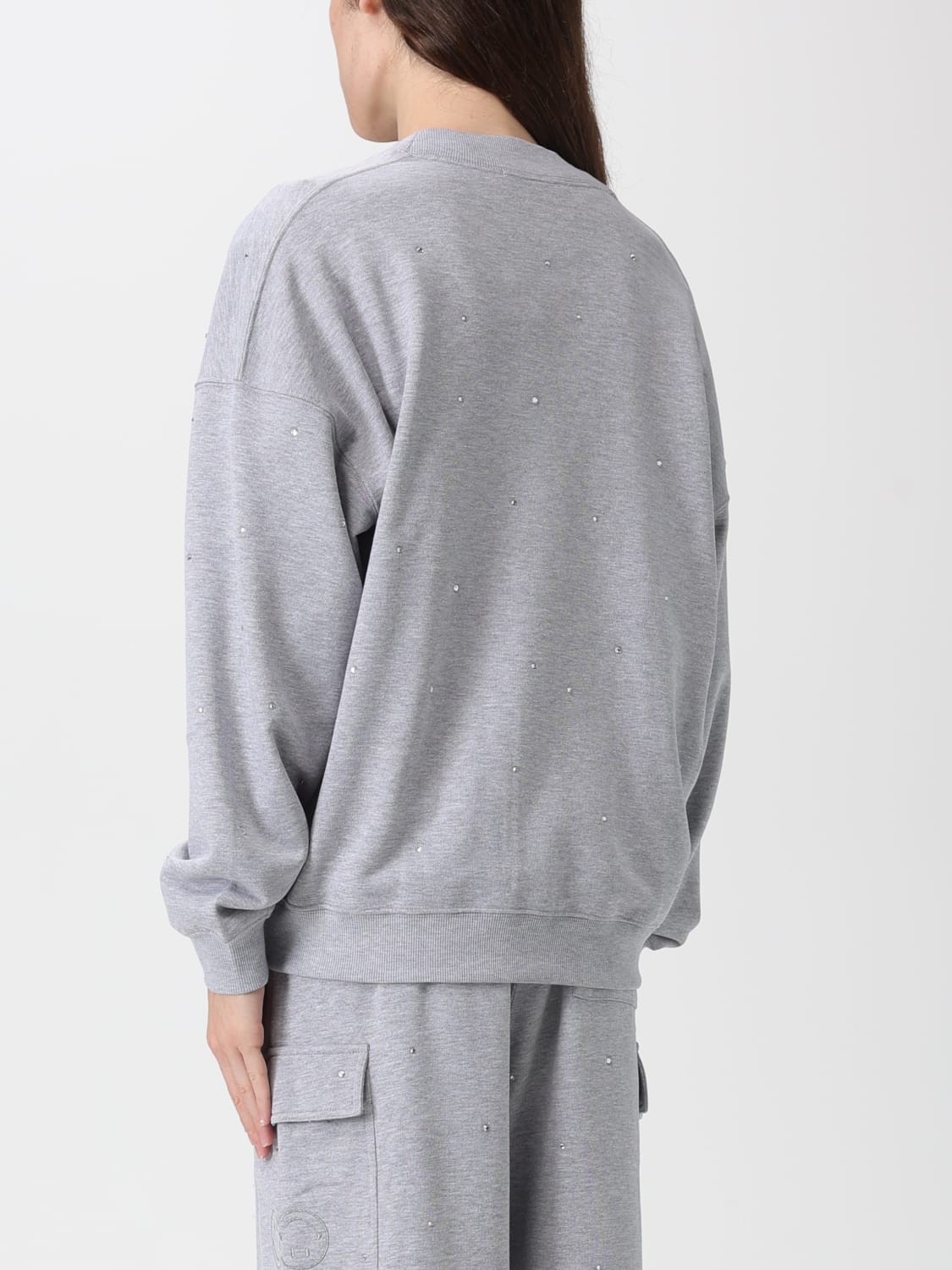 JOSHUA SANDERS SWEATER: Cardigan woman Joshua Sanders, Grey - Img 3