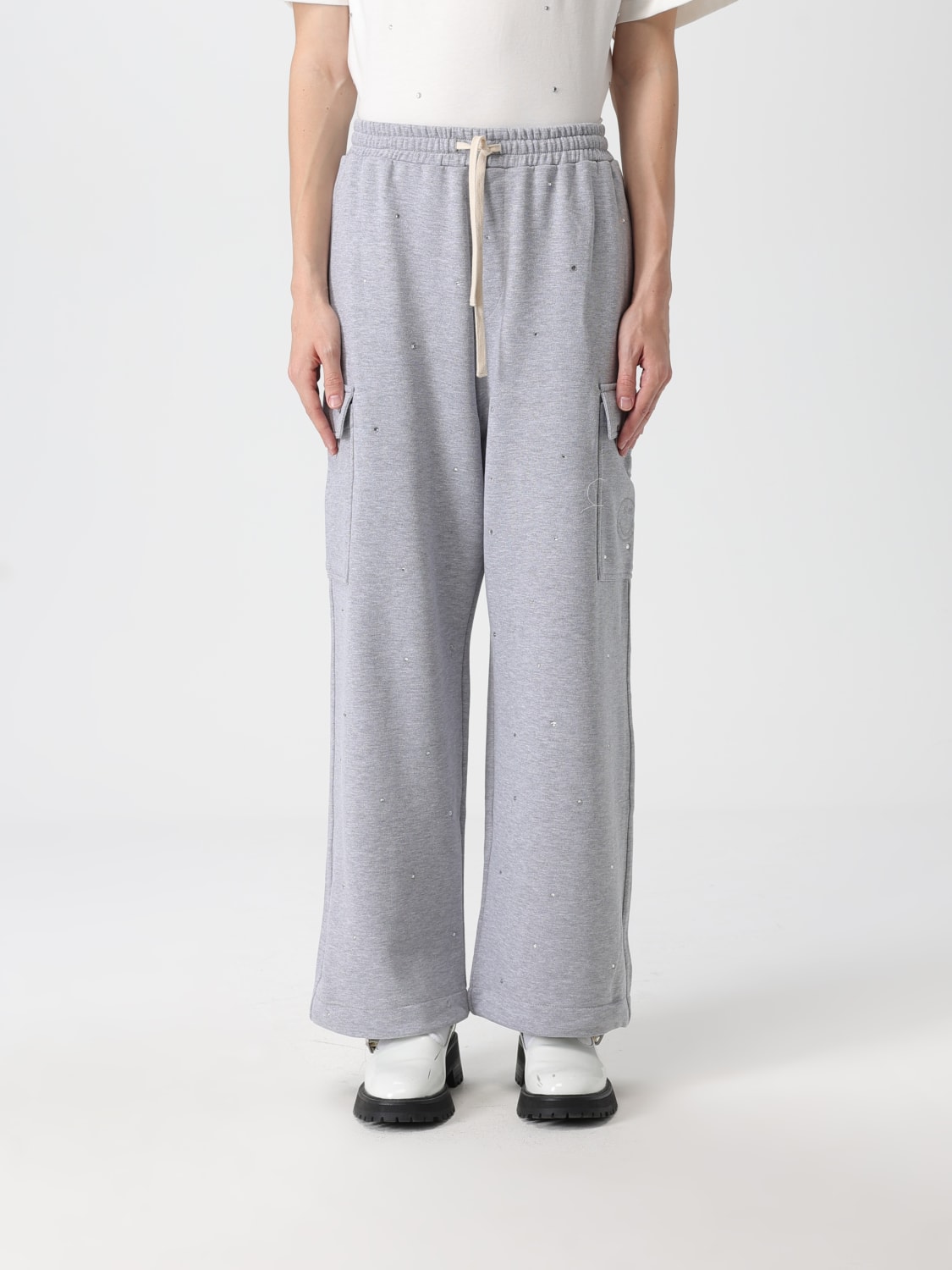 JOSHUA SANDERS PANTALON: Pantalon femme Joshua Sanders, Gris - Img 1