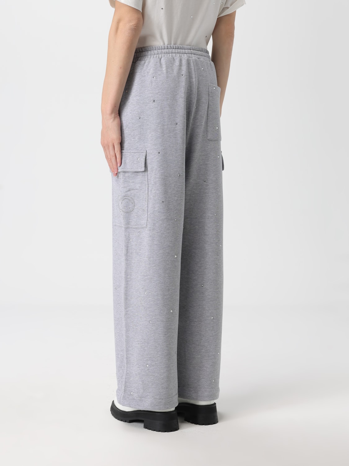 JOSHUA SANDERS PANTALON: Pantalon femme Joshua Sanders, Gris - Img 3